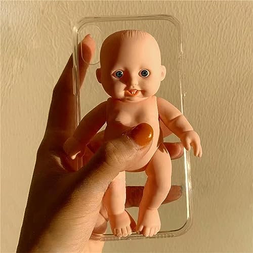 TRADAY 3D Horror Baby Phone Case for iPhone 7/8/SE - Funny Halloween Ugly Case
