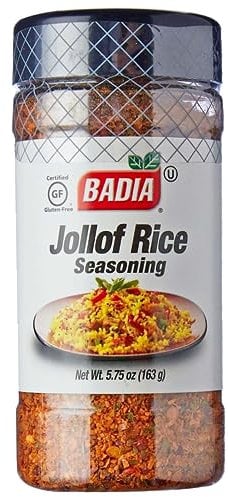 Badia Jollof Rice Seasoning Net Wt. 5.75 OZ (163g)