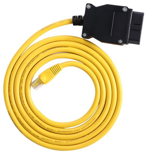TTXSPP Enet OBD2-Kabel für BMW F-Serie Codierung, ENET Kabel RJ45 Kompatibel mit E-SYS ICOM ISTA+ Bootmod3 Bimmercode OBD Kabel, 2.0 m/2M