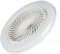 Ventilatore da soffitto con luce e telecomando, ventilatore da soffitto a basso profilo dimmerabile in 3 colori, ventilatore a vite universale - Lampadario con ventola integrata ( Colore : White , Mis