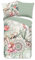 Hip Satin Bettwäsche 155x220 Wayan Dschungel Mandala AFFE Leopard Wende grün lachs 30806
