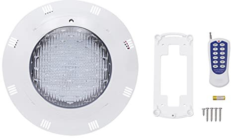 Cutycaty LED Poolbeleuchtung Unterwasser, 45W 12V Poolscheinwerfer, Unterwasser Led Pool mit Fernbedienung, 120°Abstrahlwinkel, IP68 Wasserdicht, Poolbeleuchtung, 7 Farben