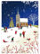 Weihnachtskarten mit Umschlag Set 10 Stück - Schneelandschaft, 10er Set A6 Weihnachts Klappkarten mit Umschlägen, Christmas Cards von Just Cards Direct