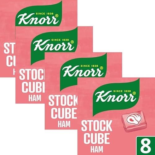 Stock Cubes & Pots Bundle with Knorr Ham Stock Cubes (8x10g) - 4 Pack | Ham Stock Cubes.