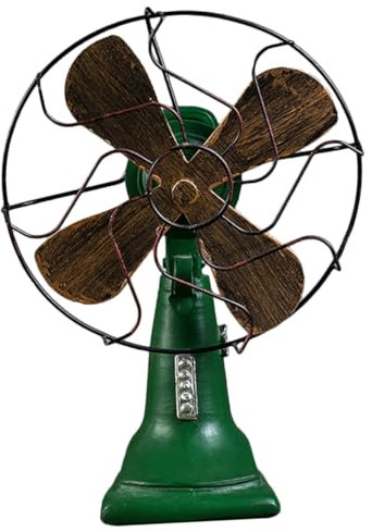 SEWOART Vintage Home Decor Table Decorations Desk Fans Tablescape Decor Tabletop Fan Vintage Table Fan Dining Table Decor House Ornaments Table Top Decor Retro Desk Fan Vintage Decor Resin