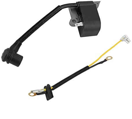 WPKD BLUEIY Zündspule,Metallzündspule,Einfach zu Installierender Zündspulenersatz mit Verbindungskabel für 136 137 141 23 235 240 26 36 41 Kettensäge 545199901