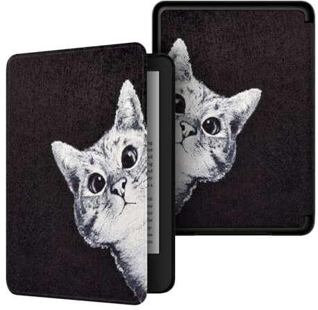 Custodia per 7 Pollici Kindle Paperwhite 12a Generazione e Edizione Firmata 2024 e 7 Kindle Colorsoft Edizione Firmata, Dipinto Caso Protettiva Con Automatico Sleep/Wake (4)