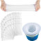 Efymosce 30 Pcs Chaussette Skimmer Piscine, Pool Skimmer Socks, Filtre Skimmer Piscine, Chaussette Filtre Piscine, Chaussettes pour écumoire de Piscine, Le Pollen et l'écume Filtres de Piscine