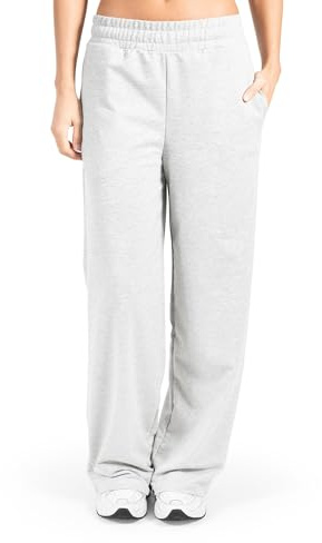 SMILODOX Jogginghose Damen Kanya, weit geschnittene Freizeithose, weiche Baumwolle, lässige Trainingshose mit elastischem Bund, Bequeme Stoffhose, ideal für Alltag, Freizeit, Relax & entspannte Looks