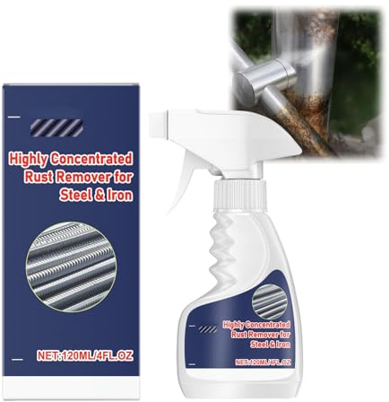 Heavy-Duty Rust Remover,Highly Effective Stainless Steel Cleaner,Powerful Metal Polishing Paste,Metal Scratch Remover,Anti-Rust Converter Spray for Sink,Pan,Hob,Cleaner and Polish for Various Metals