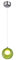 Kronleuchter Pendel Leuchter Hängeleuchte Pendelleuchte Farbige Bubble Ball Lampe Glas Esszimmerlampe Für Mehrflammige Leuchten Buntglas Höhenverstellbare 100CM (Color : Single head Green)