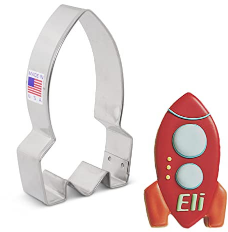 Keksausstecher Raumschiff Rakete - 10,2 cm - Ausstechformen von Ann Clark USA