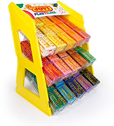 Jovi_Expositor plastilina_180 Pastillas de 50 Gramos_Multicolor(70E/180)