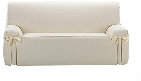 Martina Home Capri Sofa Cover Krawatten, Textil, Natur, 2 Sitzer