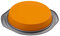 ZHANGXIAO Backbleche, Mini Kuchen Muffin Stahl Kieselgel Nicht Klebrig Kuchen Backform (Farbe : Orange)