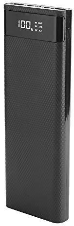 wendeekun Battery Box Battery Case, DIY Power Bank, ABS 10 x 18650 Portable DIY Normal Battery Box No Welding Mobile Power Case Kit(black)
