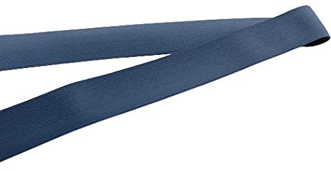 Gummiband 30 mm / 3 cm/unifarben - 3 Meter Länge - Hosengummi oder Rockgummi, Jeansblau