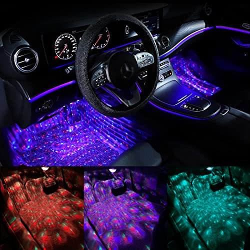 Das starlight limousine, mit polychrotischer musik eine nachbildung auf dem armaturensegel für die beleuchtung des autos dc-12v