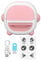 Abridor de Semillas de Melón, Máquina Peladora Automática, Artefacto de Melón Pelador Portátil Pequeño, Pelador de Semillas de Melón Inteligente Recargable por USB(rosado)