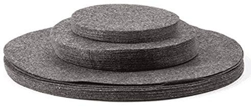 48 Felt Plate Dividers | Soft Plate Separators | Plate Protectors Dish Separator Pads | For Protecting And Stacking Your Cookware | 3 Different Size