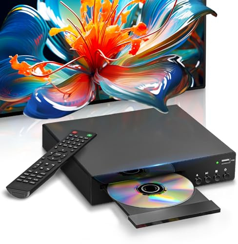 DVD Players for TV with HDMI,All Region Free DVD Player for Smart TV