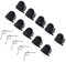 Fasizi Lot de 5 paires de boutons de rechange L2 R2 pour manette PS4 PS4