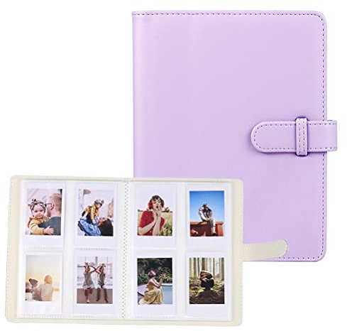Fotoalbum 128 Fotos für Fujifilm Instax Mini 11 9 8 7S 7C 90 70,Taschen Album Kompatibel mit Fotopapier von Polaroid Snap/PIC-300 Sofortbildkamera und HP Sprocket Instant Printer