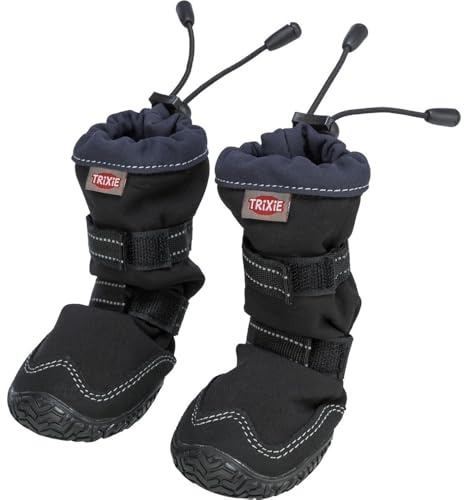 Long Active Leg Protection Walker, S, Black | Breathable upper material for good climate - reliable paw protection for long outdoor adventures