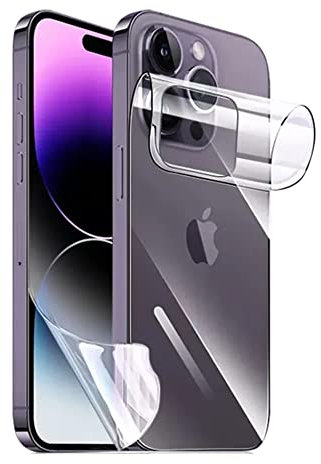 Snailcanfly 1 Set Vorder- und Rückseite Hydrogel Film für iPhone 13 Pro Max 6.7 Hochempfindliche Schutzfolie Explosionsgeschützt Flexible Transparente TPU-Displayschutzfolien