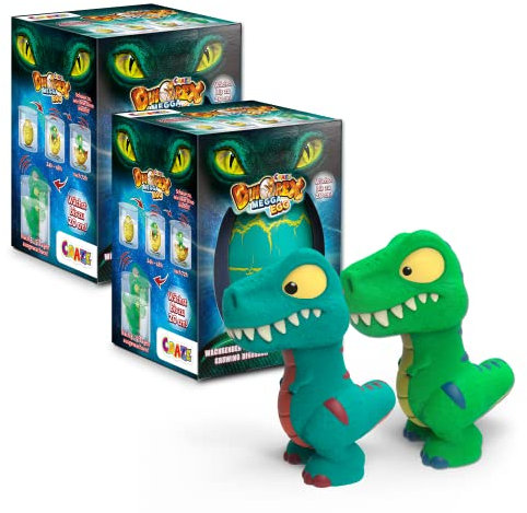 MEGGA EGG 2x Magic Growing Egg , Dino Eier die im Wasser Schlüpfen - Ei zum ins Wasser Legen XXL