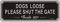 Dogs Loose Sign Dog Signs for Gates Shut The Gate Sign Aluminum 3.5'' x 9.8'' Reflective Dog Warning Signs,Fade Resistant, Waterproof, UV Resistant and Durable 1 Pack