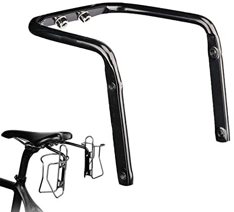Satteltaschenhalterung | Satteltaschen-Stabilisator mit Löchern für Fahrrad-Wasserflasche, Reitzubehör, Metall-Satteltasche, Rack für Mountainbikes