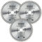 Rennie Tools Lot de 3 lames de scie circulaire à bois 160 mm x 20 mm TCT 48 dents Compatible avec les scies circulaires Bosch Festool TS55 Makita Ryobi Dewalt, etc., lame de scie circulaire de 160 mm