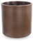 newgarden Fioriera decorativa rotonda ortensie per interni ed esterni. Altamente resistente ai raggi UV. Grande fioriera per fiori e piante realizzata in polietilene in Spagna. (30 cm, Bronzo)