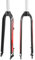 LYMFCFC Forcella per Mountain Bike Forcella Rigida 26 27,5 29 Pollici MTB Anteriore per Mountain Bike 9Mm QR Freno A Disco per Bicicletta A,29in