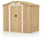 COSTWAY Abri de Jardin 2.3㎡ en Acier Galvanisé Anti-UV, 196 x 142 x 186 cm, Cabane de Jardin Exterieur 3.7m³ avec Porte Coulissante, Rampe, 4 Trous d’Aération, 2 Gants Inclus