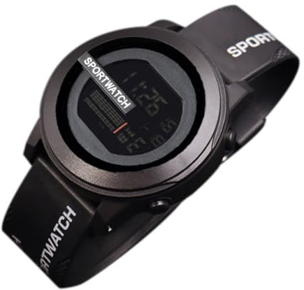 Orologi sportivi da uomo, orologio elettronico intelligente ad alta precisione, cronometro, multifunzione, con contapassi