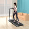 Laufband Klappbar für Zuhause 2240W Treadmills LED Display - Ultraflach Walking Pad Unter dem Schreibtisch - Robust und langlebig - 1-6Km/h - Mit Stoßdämpfung and Anti-Rutsch Schwarz