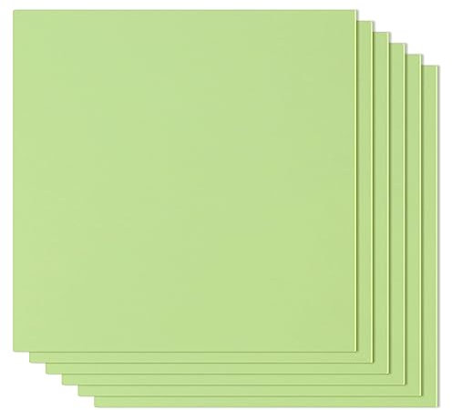 3mm Sperrholz Unbehandeltes Holz, 6 Stück Hellgrün Sperrholzplatte holzplatten Bastelholzplatte 30 x 30cm, Sperrholzplatten Brett Sperrholz Dünne Holz-Zuschnitte für Laserschneiden, Gravieren, CNC