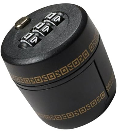 Amosfun Wine Bottle Lock Password Code Lock for Wine Whiskey Bottle Reseal Locking Accessory Security