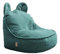 chilly pilley® Bodenkissen für Kinderzimmer Mumin Kissen Kuschelig Beanbag Sitzsack aus Cord (Türkis)