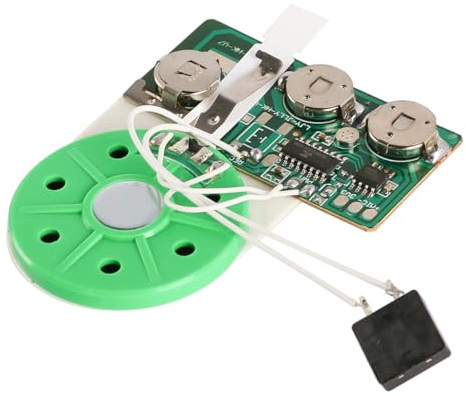 Laroal Soundmodul, Sprachaufnahme-Wiedergabe, DIY-Grußkarte, Sprachmodul, 60 Sekunden Aufnahme-Player-Chip, lichtempfindlich, für Karten, DIY-Projekte