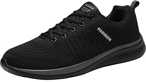 Trainers Ladies Trainers Wide Fit Wedge Sport Sneakers Casual Fashion Non Slip Walking Shoes Lightweight Low Top Lace Up Orthopedic Wide fit Shoes Womens Black 6.5