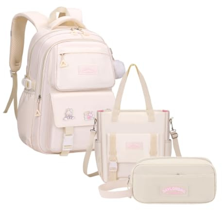 LANSHIYA School Bag for Girls Cute Kids Backpack for Elementary,Travel Rucksack for School
