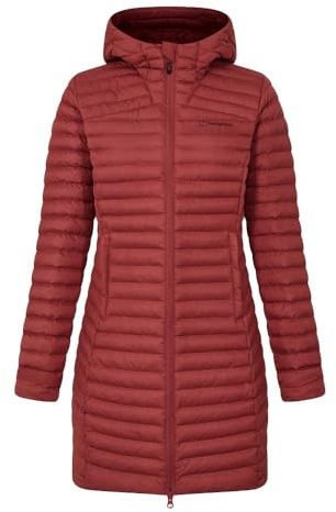 Berghaus Damen Nula Micro Synthetik Steppjacke, isoliert und lang | Strapazierfähiges Design | Wasserfest | Steppjacke Jacke