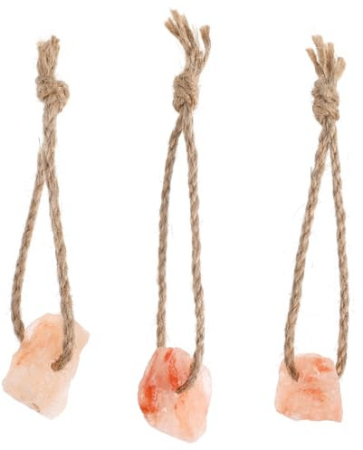 Garneck 3 Stück Kleiner Haustier salz Block Kleintier-Steinbiss Hasen Kauen Chinchilla Kleintier Salzleckstein Eichhörnchen Salzblöcke für Haustiere Mineral Salz Block