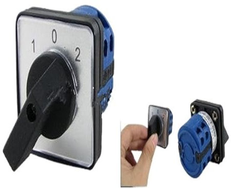 Rotary Selector 3 Positions 8 Screw Changeover Switch 440V 20A