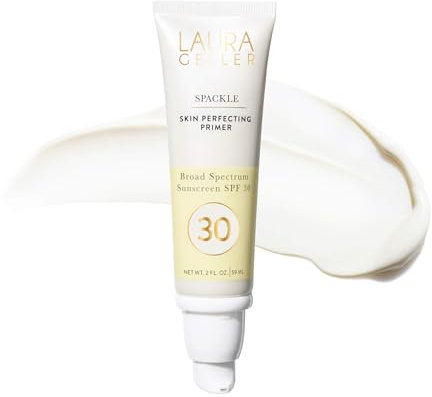 Laura Geller New York Spackle Skin Perfecting Primer Breitspektrum Sonnenschutz LSF 30 – Primer für Gesicht vor Make-up mit Sonnenschutz für ein taufrisches Leuchten