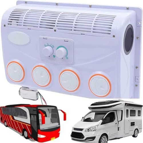 Generico Condizionatore d'Aria del Camper di 12V/24V Assemblea Dell'evaporatore del Condizionatore d'Aria Condizionatore d'Aria di CC per l'automobile la Roulotte Camion,12v