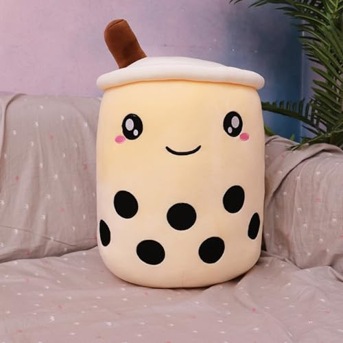 Cartoon Bubble Tea Kuscheltier, Bubble Tea Kuscheltier Plüschkissen, Kawaii Bubble Tea Plüschtier,Plüschpuppe Plüsch Weich Stofftier Spielzeug, Schmusetier Geschenk für Kinder MäDchen (70cm,H)